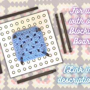Additional Set of Pins for Crochet Blocking Board | Pins ONLY | Link to blocking board in description | Choose your own colors! | 3, 6, 9