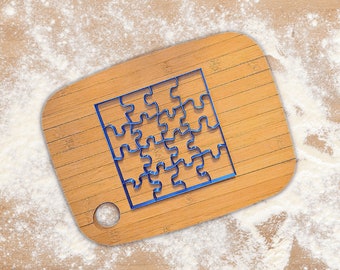 Cortador de galletas con forma de rompecabezas / ¡Ahora apto para lavavajillas! / Ideal para galletas que no suben / Impreso en 3D