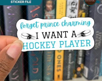 Printable Sticker, Hockey Romance PNG, Bookish Stickers, Kindle Stickers, In My Hockey Romance Era, Sticker for Kindle Insert PNG
