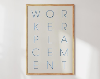 Board Game Poster For Game Room Worker Placement Geek Decor Housewarming Gift for Board Game Lover Wall Art Print