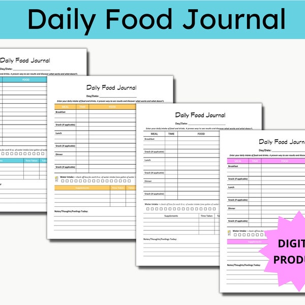 Daily Food Journal