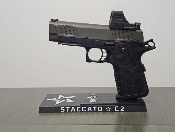 BOOSTEADY Supporto A Parete Per Pistola A 4 Slot, Supporto Per Pistola Adatto Alla Maggior Parte Delle Pistole, Supporto A Parete Per Pistola Per 19, 17, 42, 43, P238, Ruger LCP, Sig - Foto 13