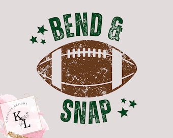 PNG | Bend and Snap Football_Forest Green_PNG (Digital Download)