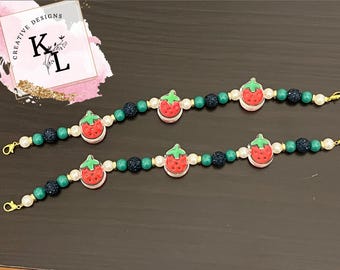 Hat Chain | Beaded_Strawberries