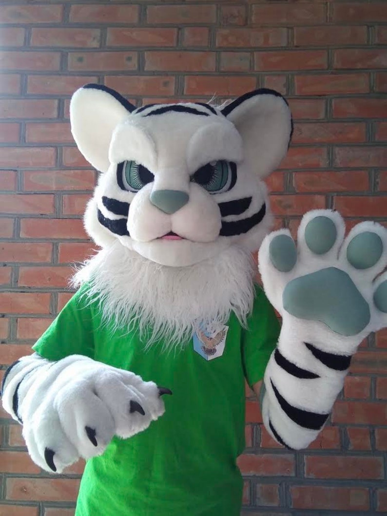 LAST CHANCE Cheapest Price Tiger Fursuit With Acessories and Reference