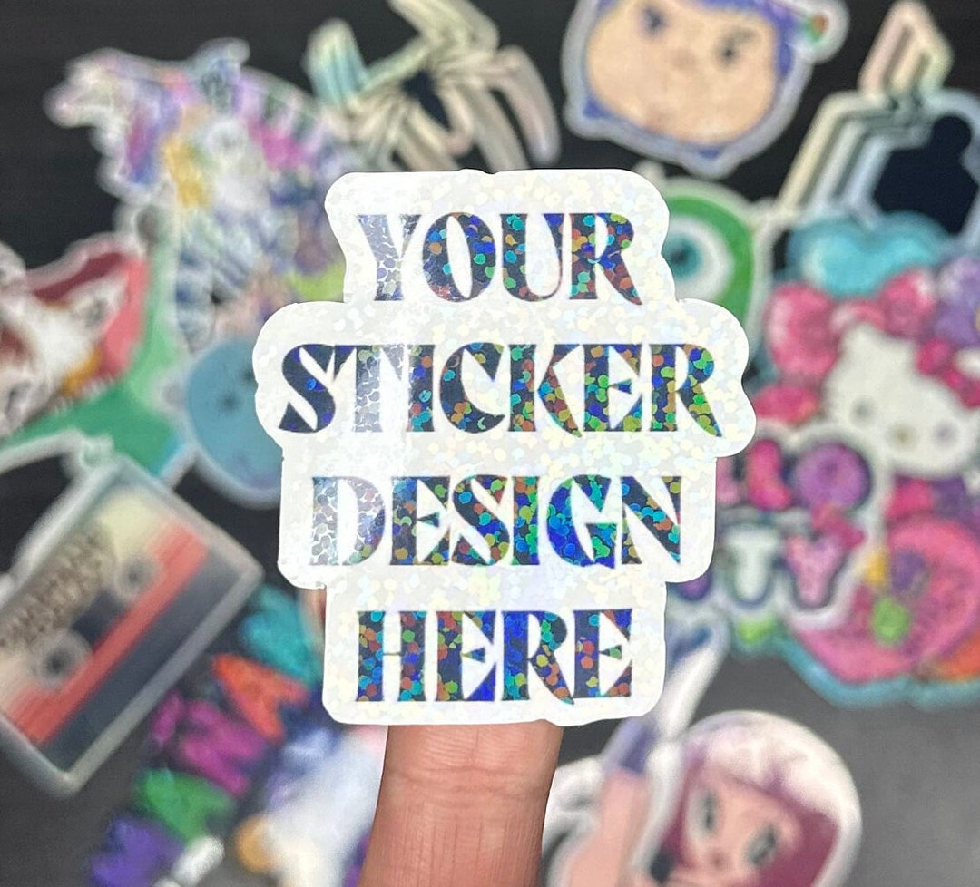 WATERPROOF CUSTOM STICKERS / Your Design or Image as a Sticker