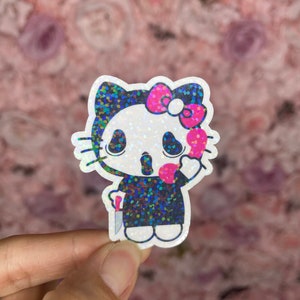 Hello Kitty Angry Face Vinyl Decal Sticker