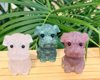 Cães de cristal: poodle, corgi, pomerânia, pug