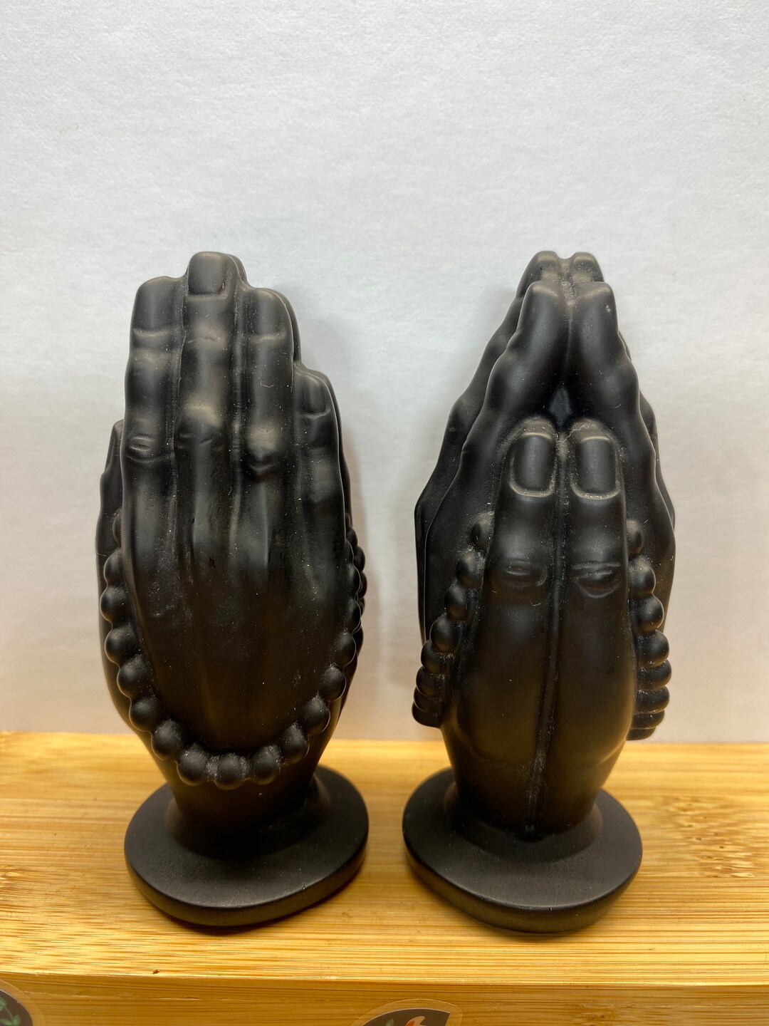 Obsidian Praying Hands - Etsy