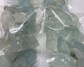 2oz bag Aquamarine Polished raw chips