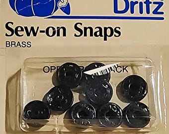 Vintage sew on snap fasteners