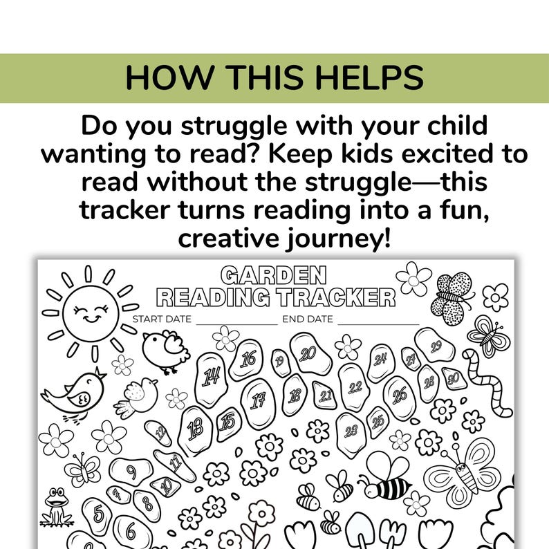 Kids Reading Tracker Coloring Page | Summer Reading Log Printable for ...