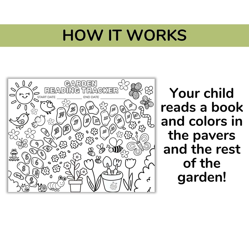 Kids Reading Tracker Coloring Page | Summer Reading Log Printable for ...