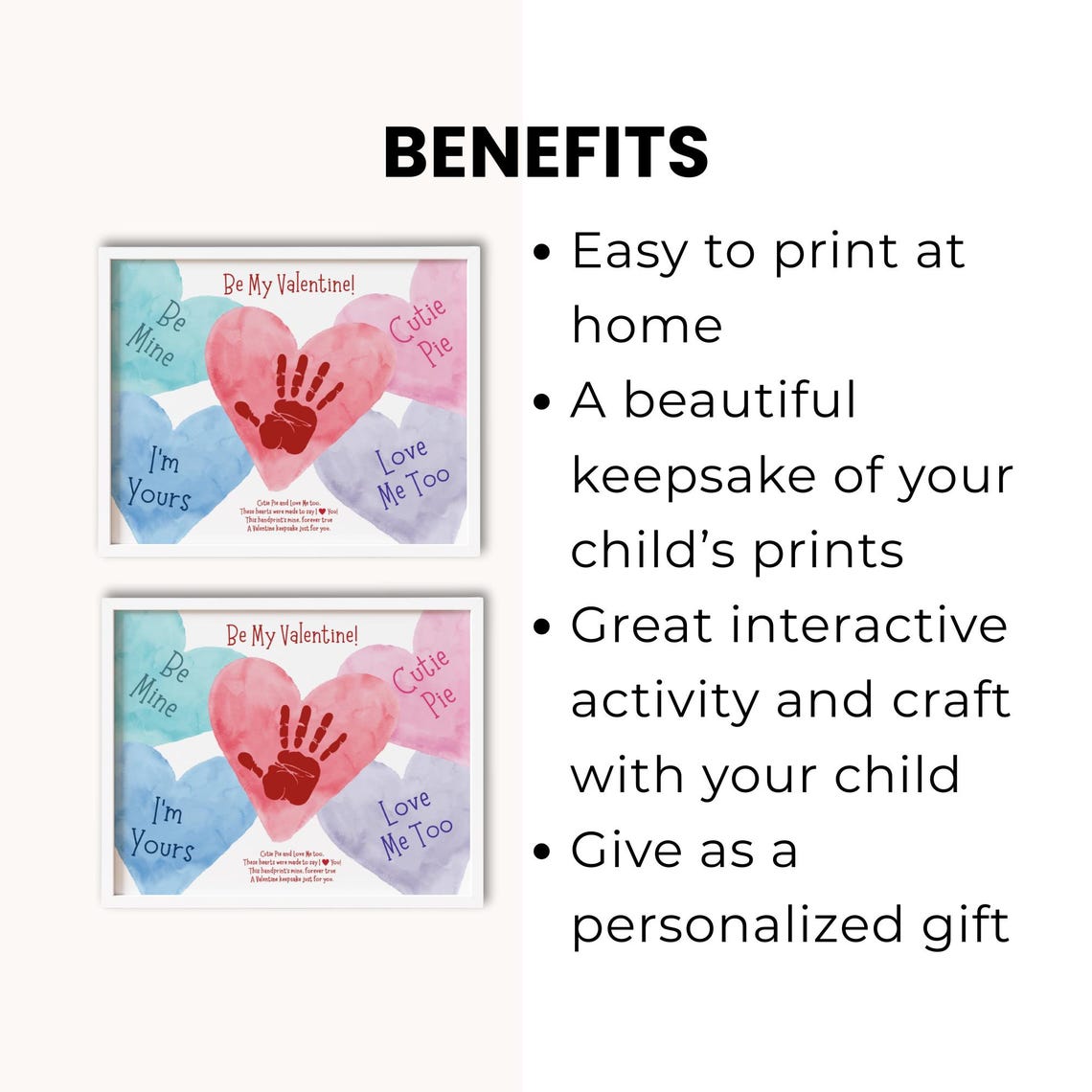 Valentines Day Handprint Craft With Conversation Hearts, Valentine Poem ... — free download