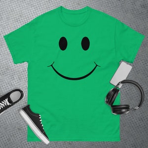 green smiley shirt wwe