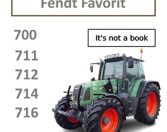 Workshop Manual Fendt Favorit 700 711 712 714 716