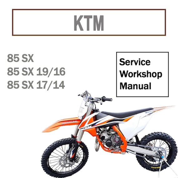 KTM 85 SX - 2022 Service Workshop Manual - Etsy KTM 85 SX - 2022 Service Workshop Manual - Etsy