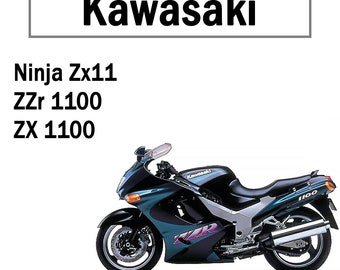 Kawasaki Ninja Zx11 Zzr1100 Zx1100 1990 1991 1992 1993 1994 1995