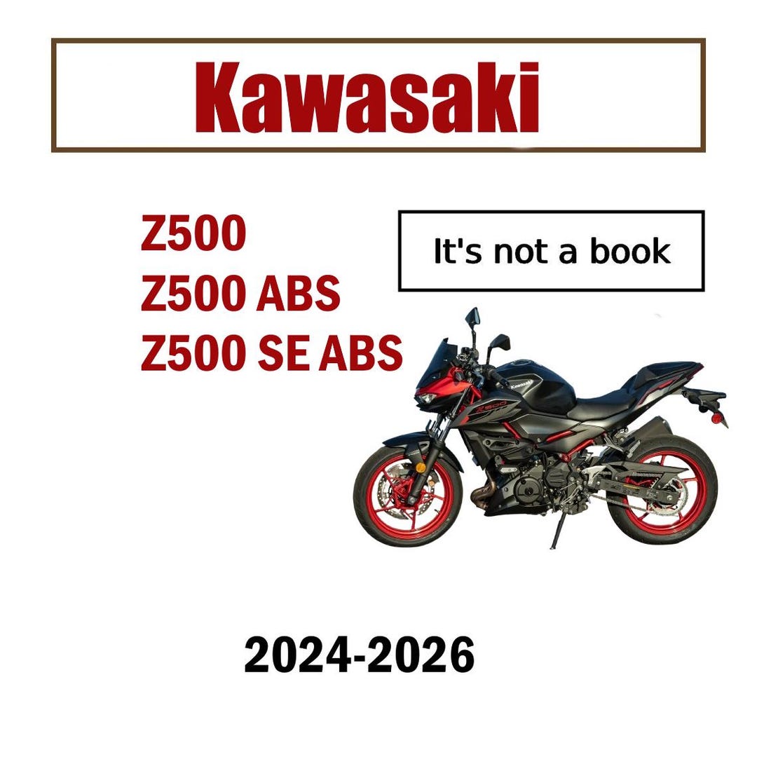2024-2026 Z500 Workshop Service Manual - Etsy