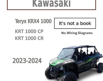 Service manual for Kawasaki Teryx KRX4 1000 standard model
