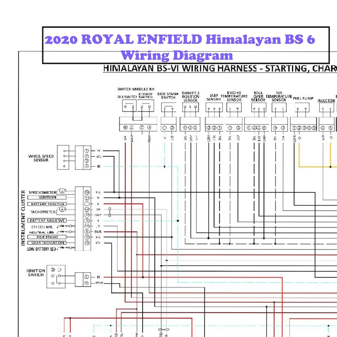 Royal ENFIELD Himalayan BS 6 Wiring Diagram ,2020 Himalayan BS 6 Wiring