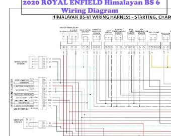 2020 Royal ENFIELD Himalayan BS Wiring Diagram Himalayan BS