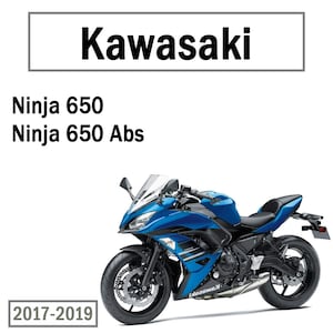 Service Workshop Manual for Kawasaki Ninja 650 Abs 2017-2019