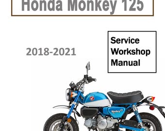 Service manual for Honda Monkey 125 (2018-2021)