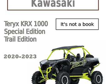 Kawasaki Teryx KRX 1000 | 2020-2023 Service repair manual
