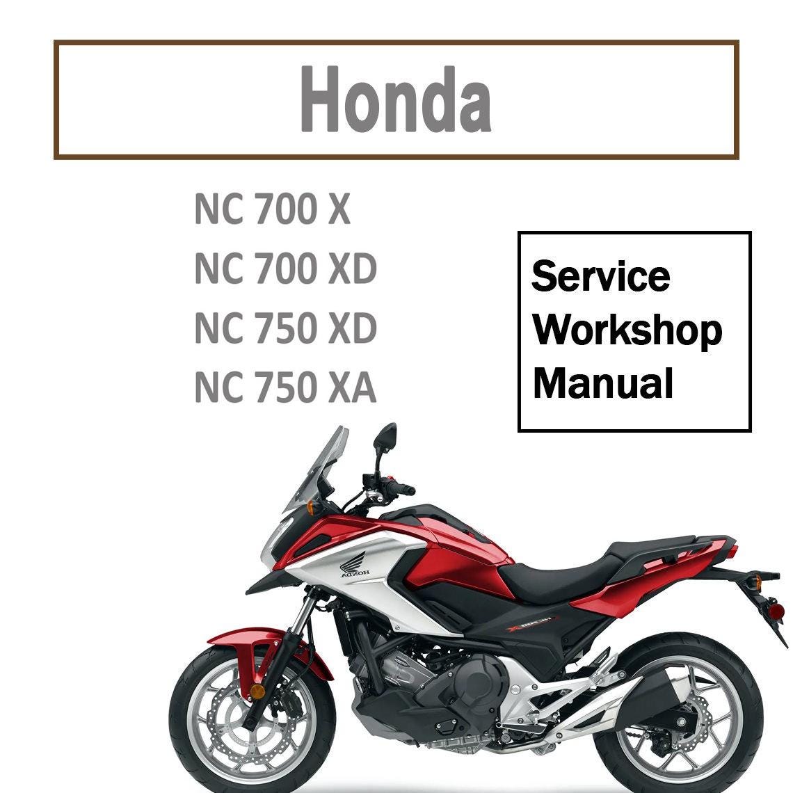 Honda NC700X NC750X DCT Repair Manual 2016 2017 - Etsy