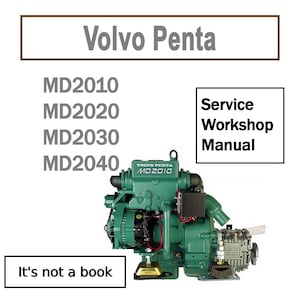 Volvo Penta MD2020 MD2030 MD2040 Workshop Service Manual