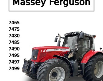 Massey Ferguson 7465 7475 7480 7485 7490 7495 7497 7499 Tier2 Service Manual