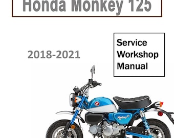 Service Repair manual for Honda Monkey 125 (2018-2021)