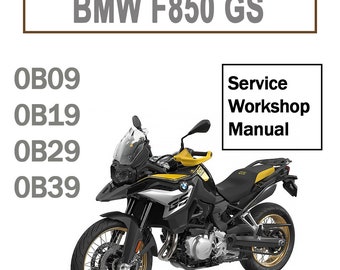 BMW F 850 Gs K81 | 0B09 0B19 0B29 0B39 | 2018-2021 Download Repair Manual