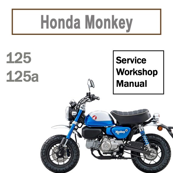 Honda Monkey 125 125a | 2021 2022 2023 Service Workshop Manual - Etsy