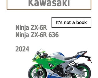 Workshop Service Manual Kawasaki Ninja ZX-6R (2024-2025) - Etsy