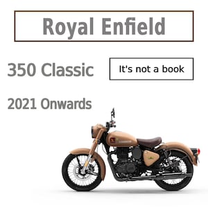 Service Manual for Royal Enfield Classic 350 J PLATFORM 2021-On