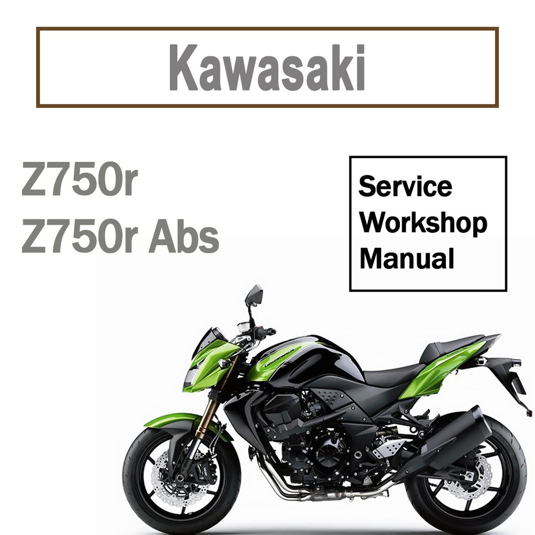 Kawasaki Z750-D1 マニュアル Kawasaki Z750-D1 マニュアル Kawasaki Ninja ZX7, ZX750, ZXR750