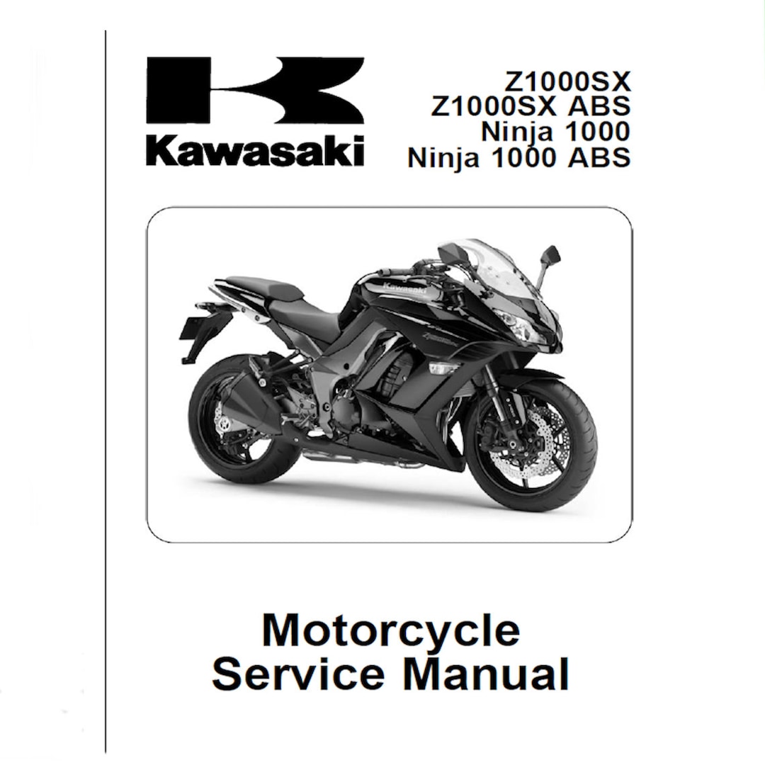 Kawasaki Z1000SX Z1000SX Ninja 1000 ABS 2011 2012 Service Repair