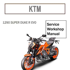 Service Workshop Manual for Ktm 2023 1290 SUPER DUKE R EVO