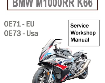 Workshop Service Manual for BMW m1000 rr 0E71 / 0E73 , BMW M 1000 RR K66 2020 onwards