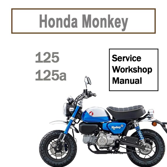 2021-2023 Honda Monkey 125 Workshop Manual - Etsy