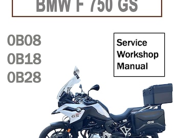 Workshop Manual for BMW F750Gs Europe and USA models