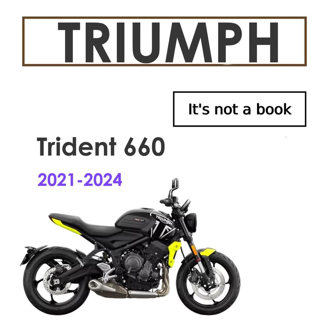 Triumph Trident 660 Service Manual (2021-2024) - Etsy