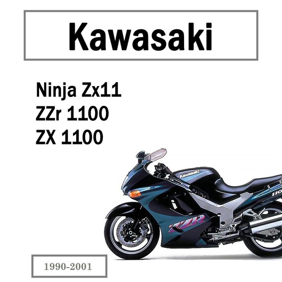 Service Repair Manual for Kawasaki Ninja ZX11 ZZR1100 ZX1100 1990