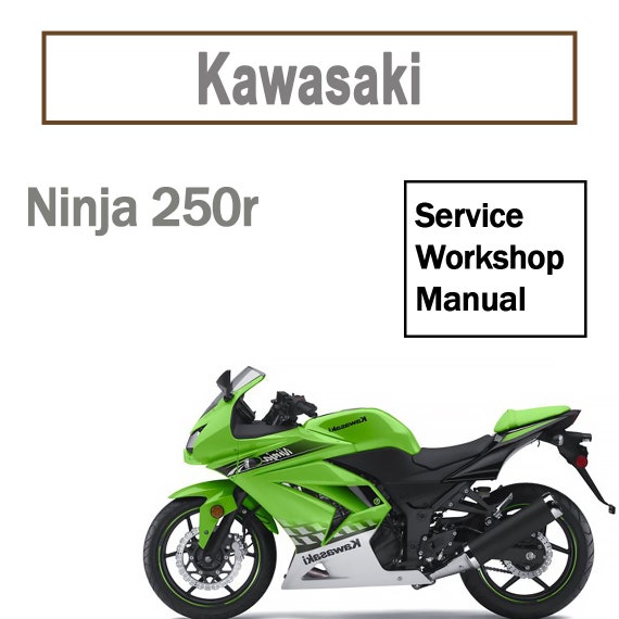 Service Manual for Ninja 250r Kawasaki 2008-2012 - Etsy