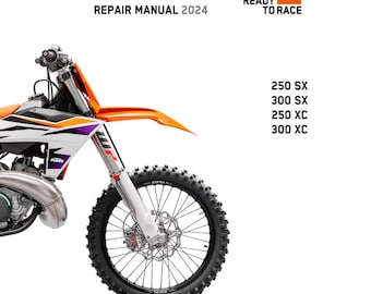 Pdf - KTM 2024 - 250 SX 300 SX Service Workshop Repair Manual