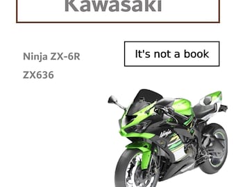 2019 Kawasaki Ninja ZX-6R Workshop Service Manual - Etsy