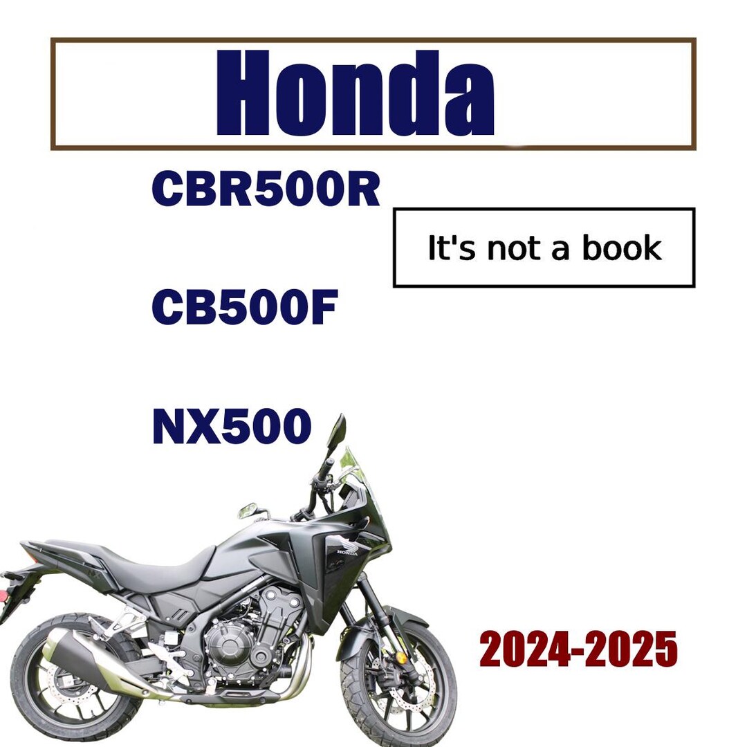 Service Repair Manual for Honda CBR500RA CB500FA CB500XA NX500