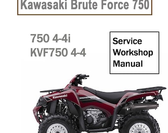 Kawasaki Brute Force 750 (4x4) Workshop Manual 2008-2009